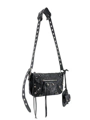 BALENCIAGA Borsa a tracolla in pelle con dettagli in metallo