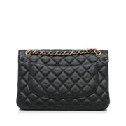 Chanel Classic Double Flap Jumbo Black Caviar Gold