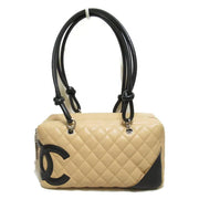 Chanel Cambon Quilted Leather Bowling Bag