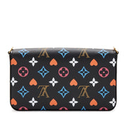 Louis Vuitton
Black Multicolor Monogram Coated Canvas Game On Félicie Pochette Gold Hardware, 2020