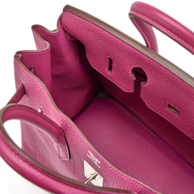 Hermès
Tosca Clemence Birkin 35 Palladium Hardware, 2011