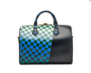 Louis Vuitton
Black Rouge Epi and Damier Race Speedy Bandouliere 30 Gold Hardware, 2016