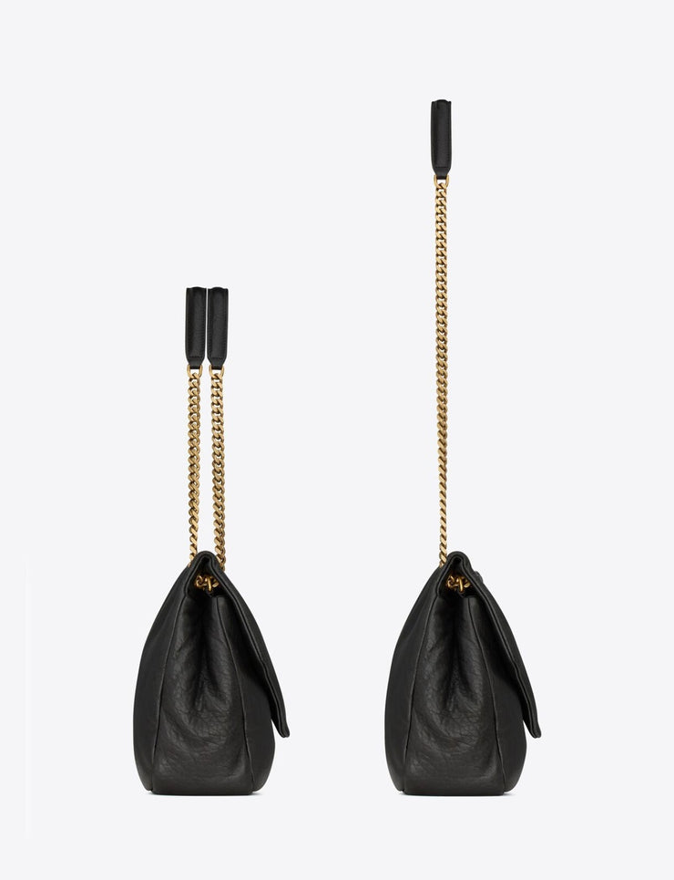 CALYPSO GRANDE IN PELLE DI AGNELLO MARTELLATA