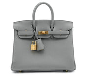 Birkin 25 cm Gris Mayer Togo