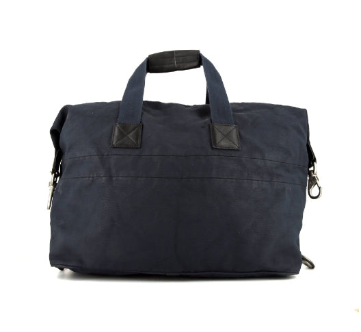 Borsa da viaggio Louis Vuitton America's Cup in tela blu e pelle nera