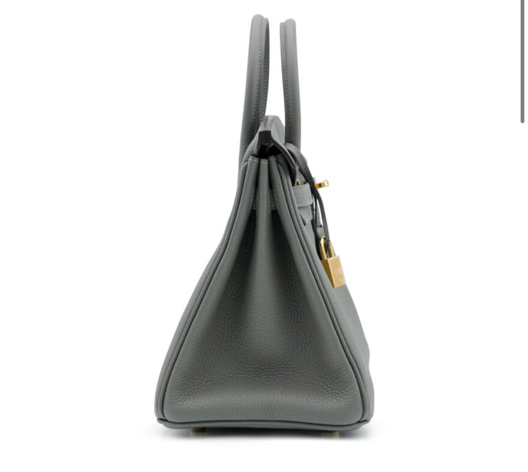 Birkin 25 cm Gris Mayer Togo