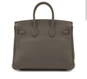 Birkin 25 cm Etain Togo