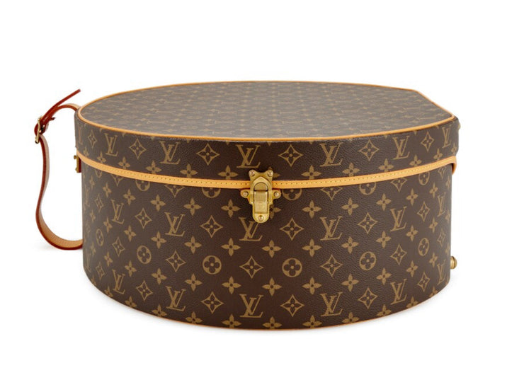 Louis Vuitton
Brown Monogram Canvas Boite Chapeaux 50 Gold Hardware