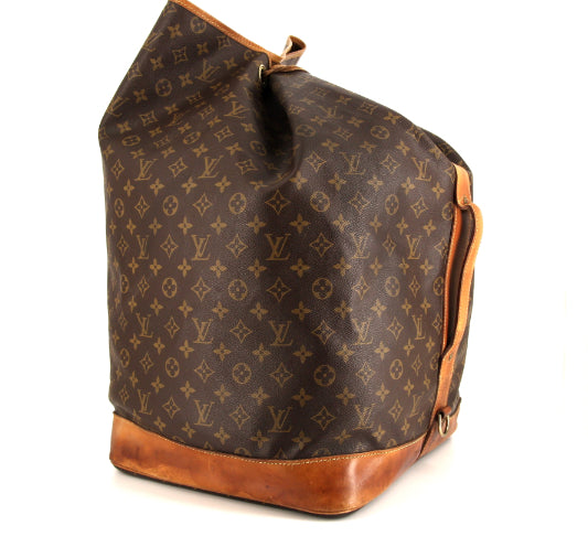Borsa da viaggio Louis Vuitton Marin - Travel Bag in tela monogram marrone e pelle naturale