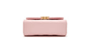 Chanel
Pink Quilted Lambskin Enamel Micro Extra Mini Handle Clutch with Chain Brushed Gold Hardware, 2022