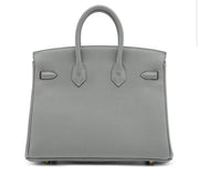 Birkin 25 cm Gris Mayer Togo