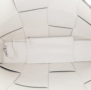 Shopping bag Bottega Veneta Arco 48 in pelle intrecciata nera