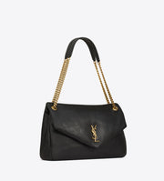 CALYPSO GRANDE IN PELLE DI AGNELLO MARTELLATA