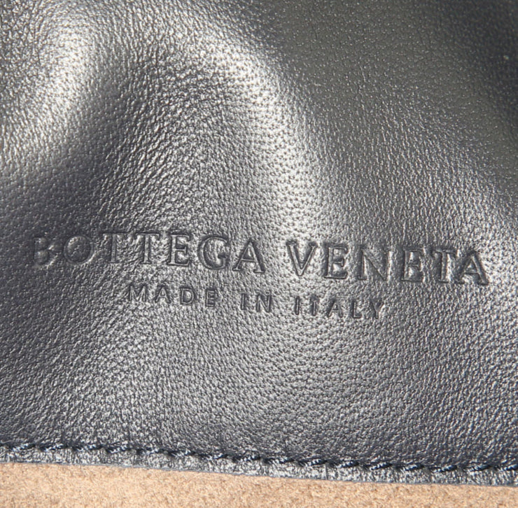 Borsa Bottega Veneta Parachute in pelle intrecciata blu