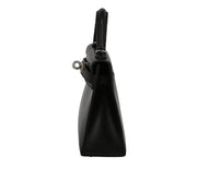 Borsa Hermès Kelly 20 cm in pelle box nera