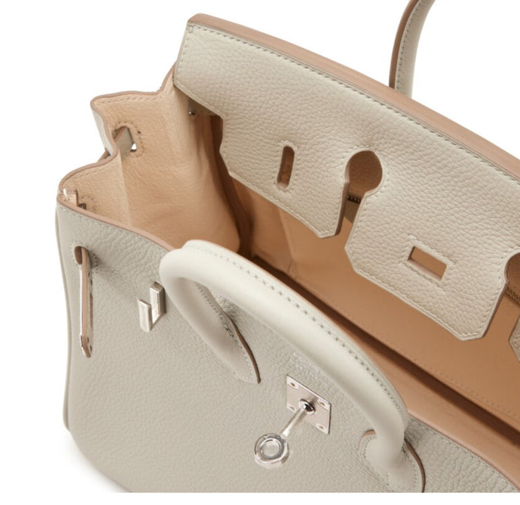 Birkin 25 cm Gris Perle