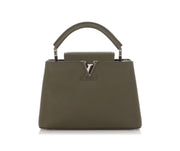 Louis Vuitton
Khaki Capucines BB Silver Hardware