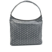 Goyard
Grey Goyardine Canvas and Chevroches Calfskin Boheme Hobo Bag