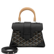 Goyard
Black Goyardine Canvas and Chevroches Calfskin Saïgon Souple Mini Bag