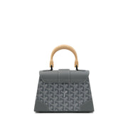 Goyard
Grey Goyardine Canvas and Chevroches Calfskin Saïgon PM Bag