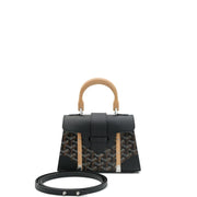 Goyard
Black Goyardine Canvas and Chevroches Calfskin Saïgon PM Bag