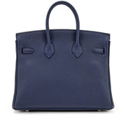 Hermès
Bleu Nuit Birkin 25 Palladium Hardware, 2021
