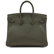 Hermès
Vert Gris Togo Birkin 25 Palladium Hardware, 2022