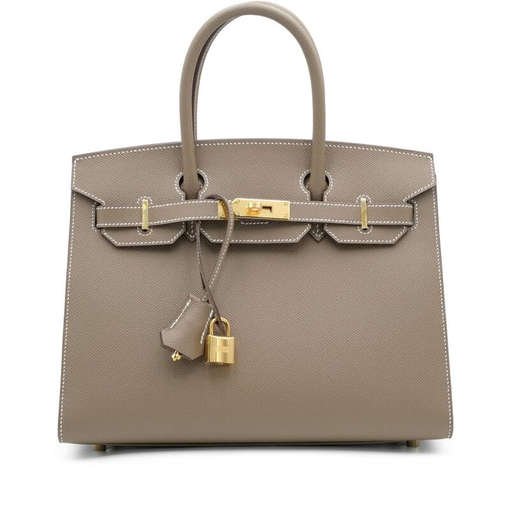 Hermès
Etoupe Epsom Birkin 30 Sellier Gold Hardware, 2023