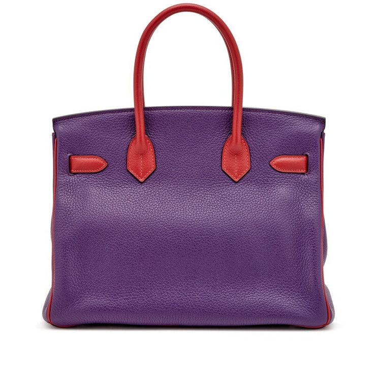 Hermès
Anemone and Rouge Casaque Clémence Birkin 30 Palladium Hardware, 2013