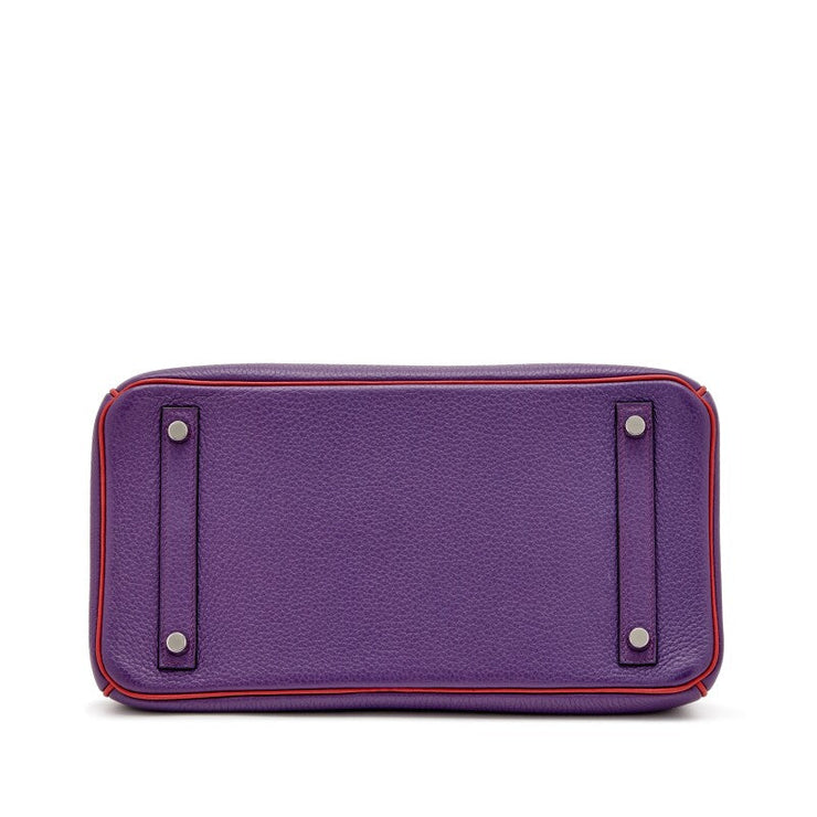 Hermès
Anemone and Rouge Casaque Clémence Birkin 30 Palladium Hardware, 2013