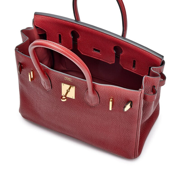 Hermès
Rubis Clemence Birkin 30 Gold Hardware, 2015