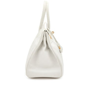 Hermès
White Swift Birkin 35 Gold Hardware, 2010