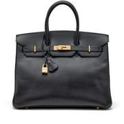 Hermès
Black Ardennes Birkin 35 Gold Hardware, 2003