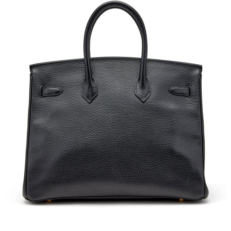 Hermès
Black Ardennes Birkin 35 Gold Hardware, 2003