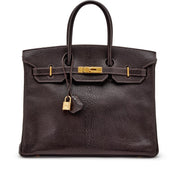 Hermès
Black Ardennes Birkin 35 Gold Hardware, 2003