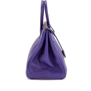 Hermès
Ultraviolet Clemence Birkin 35 Palladium Hardware, 2010