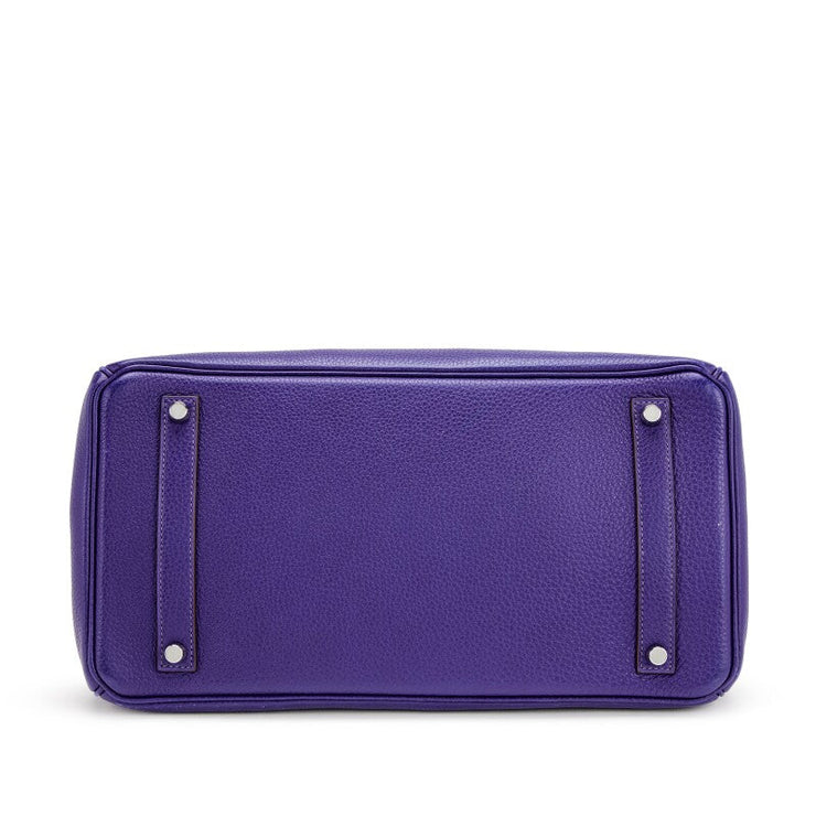 Hermès
Ultraviolet Clemence Birkin 35 Palladium Hardware, 2010
