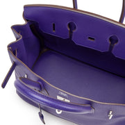 Hermès
Ultraviolet Clemence Birkin 35 Palladium Hardware, 2010