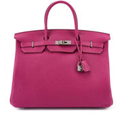 Hermès
Cyclamen Epsom Birkin 25 Palladium Hardware, 2004