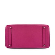 Hermès
Cyclamen Epsom Birkin 25 Palladium Hardware, 2004