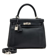 Hermès
Black Swift Kelly 25 Palladium Hardware, 2020
