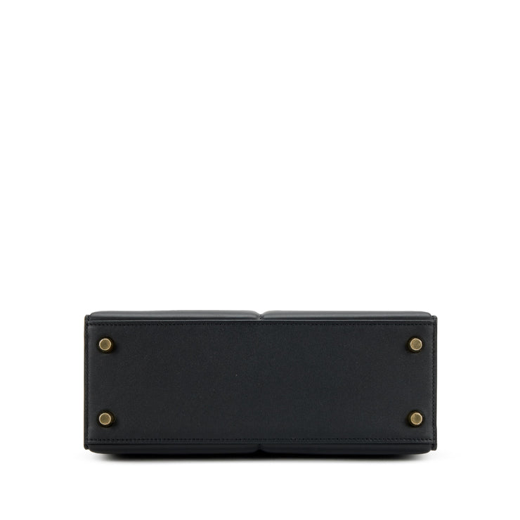 Hermès
Black Swift Kelly Padded Sellier 25 Gold Hardware, 2022