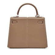 Hermès
Etoupe Swift Padded Kelly 25 Palladium Hardware, 2022