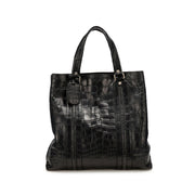 Gucci
Black Crocodile Tote Bag Silver Hardware