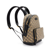 Gucci
Brown and Gold GG Supreme Monogram Bees Small Day Backpack Gold Hardware