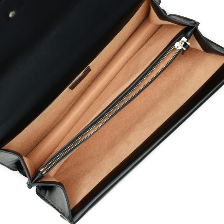 Gucci
Black Leather and Strass Studded Small Dionysus Bag Gold and Ruthenium Hardware