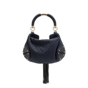 Gucci
Black Monogram GG Canvas Indy Gold and Bamboo