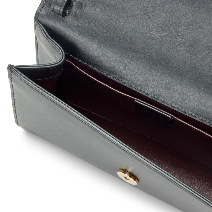 Gucci
Black Calfskin Small Zumi Bag Gold and Silver Hardware