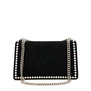 Gucci
Black Suede and Strass Medium Dionysus Bag Silver Hardware