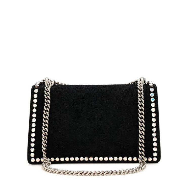 Gucci
Black Suede and Strass Medium Dionysus Bag Silver Hardware